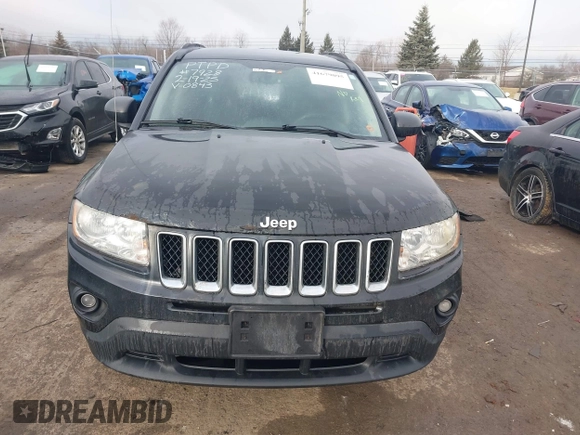 2012 Jeep Compass Sport with VIN 1C4NJCBA6CD660843, listed as a IAAI auction lot 41679095 with 173,950 mi miles. Bid and sale history available at carsss.com. Image 12.