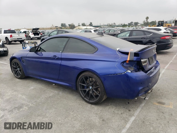 2019 BMW M4 CS with VIN WBS3S7C59KAC09429, listed as a Copart auction lot 54519804 with 0 mi miles and Salvage Title. Bid and sale history available at carsss.com. Image 2.