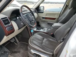 2012 Land Rover Range Rover SC with VIN SALMF1E43CA377866, listed as a Copart auction lot 46449725 with 179,514 mi miles and Salvage title. Bid and sale history available at DreamBid. Image 7.