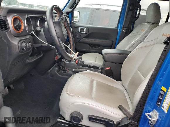 2022 Jeep Gladiator Mojave with VIN 1C6JJTEG2NL172679, listed as a Copart auction lot 51756905 with 48,537 mi miles and Salvage title. Bid and sale history available at DreamBid. Image 7.