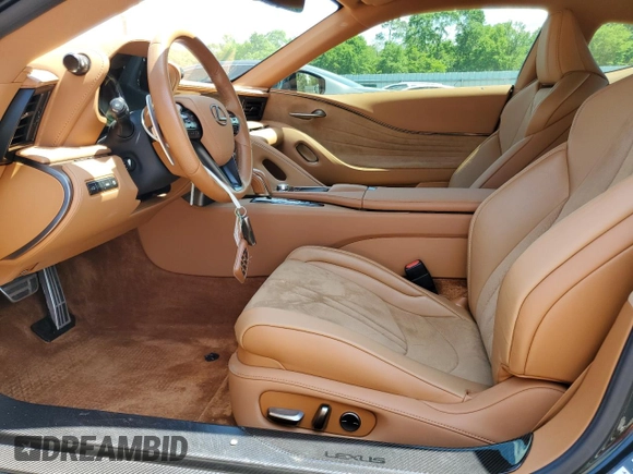 2021 Lexus LC 500h с VIN JTHAP5AY8MA100492, выставлен на аукционе Copart как лот 51966375 с пробегом 12 290 миль миль и Списание • Salvage title. История ставок и продаж доступна на DreamBid. Изображение 7.
