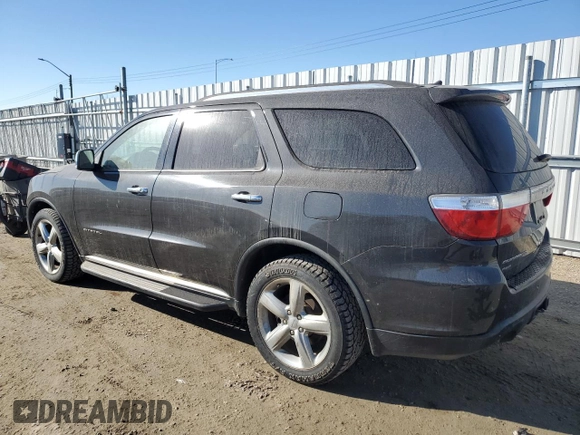 2011 Dodge Durango Citadel with VIN 1D4SE5GT3BC694713, listed as a Copart auction lot 47681695 with 201,673 mi miles and Salvage Title. Bid and sale history available at carsss.com. Image 2.