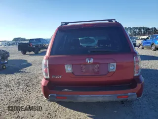 2006 Honda Pilot EX with VIN 5FNYF28476B006649, listed as a Copart auction lot 87133434 with 168,190 mi miles and Clean Title. Bid and sale history available at DreamBid. Image 6.