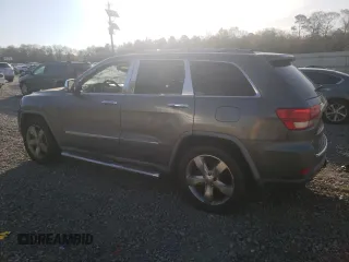 2011 Jeep Grand Cherokee Overland with VIN 1J4RS6GT2BC589178, listed as a Copart auction lot 50814745 with 136,646 mi miles and Clean Title. Bid and sale history available at DreamBid. Image 2.