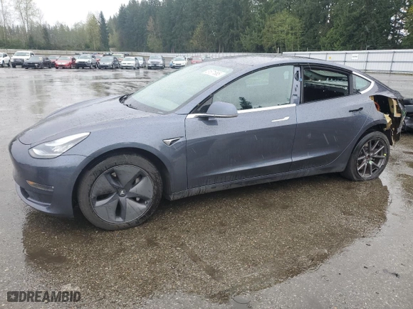 2020 Tesla Model 3 Long Range with VIN 5YJ3E1EB7LF635334, listed as a Copart auction lot 51871885 with 72,241 mi miles and Salvage Title. Bid and sale history available at carsss.com. Image 1.