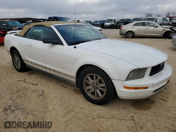 2006 Ford Mustang Standard with VIN 1ZVFT84N365149453, listed as a Copart auction lot 46847655 with 146,085 mi miles and Salvage Title. Bid and sale history available at carsss.com. Image 4.