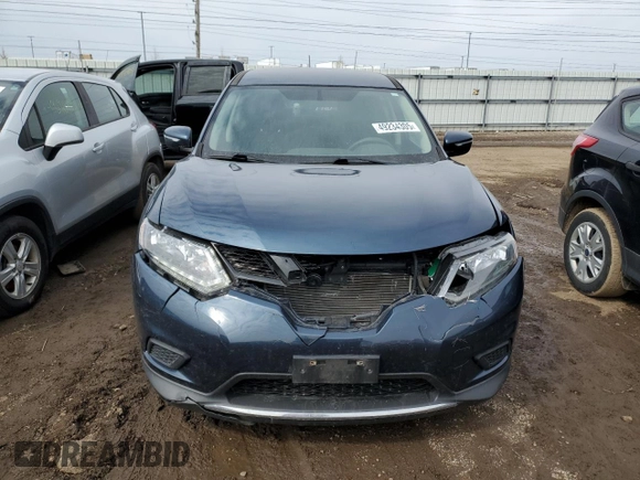 2015 Nissan Rogue SV z VIN 5N1AT2MK3FC862635, wystawiony jako Copart lot #49234305 z przebiegiem 157 703 mil mil oraz Szkoda całkowita • Salvage title. Historia ofert i sprzedaży dostępna na DreamBid. Obrazek 5.