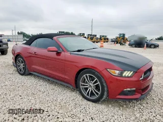 2015 Ford Mustang EcoBoost Premium with VIN 1FATP8UH5F5380428, listed as a Copart auction lot 58417675 with 91,201 mi miles and Salvage title. Bid and sale history available at DreamBid. Image 4.