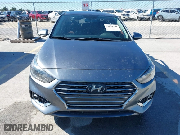 2019 Hyundai Accent Limited with VIN 3KPC34A3XKE069177, listed as a IAAI auction lot 40821291 with 90,855 mi miles. Bid and sale history available at carsss.com. Image 13.