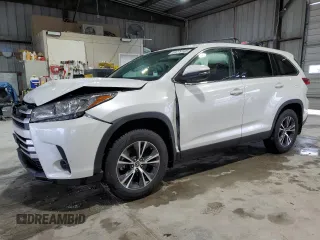2019 Toyota Highlander LE with VIN 5TDBZRFH8KS706715, listed as a Copart auction lot 59779165 with 58,479 mi miles and Salvage title. Bid and sale history available at DreamBid. Image 1.