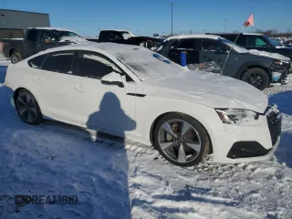2020 Audi A5 Sportback Premium Plus with VIN WAUCNCF55LA016273, listed as a Copart auction lot 77953473 with 0 mi miles. Bid and sale history available at carsss.com. Image 4.