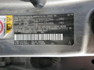 2018 Lexus RX with VIN 2T2ZZMCA3JC111007, listed as a Copart auction lot 54239265 with 19,016 mi miles and Non Repairable. Bid and sale history available at carsss.com. Image 13.