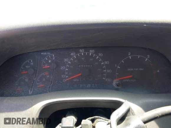 1999 Ford F-350 XL with VIN 1FTSX30F9XEE66484, listed as a IAAI auction lot 42570434 with 349,084 mi miles and . Bid and sale history available at DreamBid. Image 7.