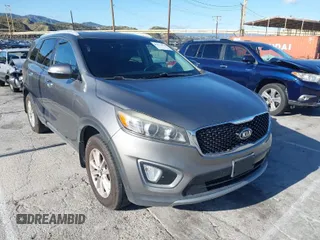 2016 Kia Sorento EX with VIN 5XYPH4A54GG093439, listed as a IAAI auction lot 41916479 with 122,415 mi miles. Bid and sale history available at carsss.com. Image 1.