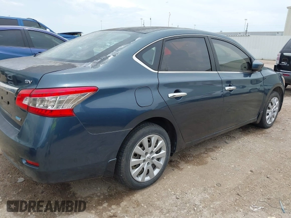 2014 Nissan Sentra SV with VIN 3N1AB7AP9EY210616, listed as a IAAI auction lot 42392077 with 106,486 mi miles and . Bid and sale history available at DreamBid. Image 4.