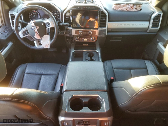 2022 Ford Super Duty F-350 SRW XL with VIN 1FT8W3BN1NEE64775, listed as a Copart auction lot 75911384 with NaN miles and Salvage Title. Bid and sale history available at carsss.com. Image 8.