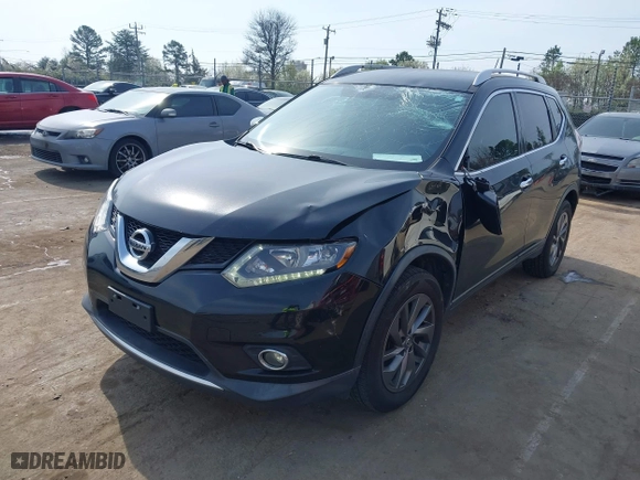 2016 Nissan Rogue SV with VIN KNMAT2MV1GP731809, listed as a IAAI auction lot 41802574 with 109,578 mi miles. Bid and sale history available at carsss.com. Image 19.