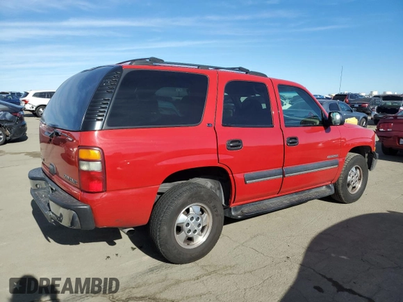 2002 Chevrolet Tahoe LS with VIN 1GNEC13V12R324266, listed as a Copart auction lot 87648155 with 204,118 mi miles and Salvage Title. Bid and sale history available at carsss.com. Image 3.