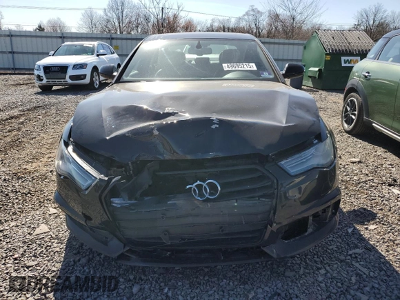 2018 Audi A6 Premium with VIN WAUF8AFC0JN076118, listed as a Copart auction lot 49695215 with 113,364 mi miles and Salvage Title. Bid and sale history available at carsss.com. Image 5.