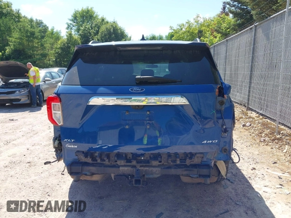 2022 Ford Explorer XLT z VIN 1FMSK8DH2NGA93566, wystawiony jako IAAI lot #42787118 z przebiegiem 55 153 mil mil oraz . Historia ofert i sprzedaży dostępna na DreamBid. Obrazek 17.