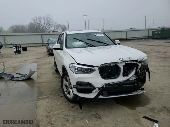 2020 BMW X3 sDrive30i with VIN 5UXTY3C0XLLU70668, listed as a Copart auction lot 46377525 with 0 mi miles and Salvage Title. Bid and sale history available at carsss.com. Image 12.