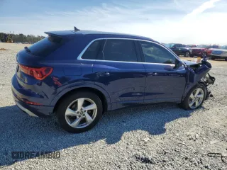 2022 Audi Q3 Premium Plus with VIN WA1BUCF36N1127685, listed as a Copart auction lot 42190355 with 45,862 mi miles and Salvage title. Bid and sale history available at DreamBid. Image 3.