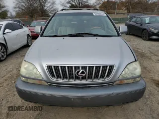 2001 Lexus RX 300 with VIN JTJHF10U510206858, listed as a Copart auction lot 80909304 with 219,722 mi miles and Salvage Title. Bid and sale history available at carsss.com. Image 5.