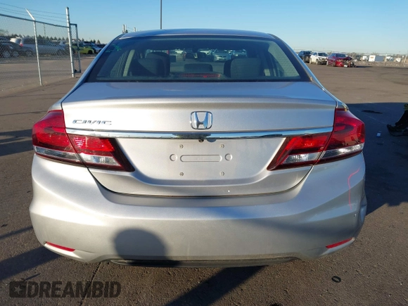 2014 Honda Civic Sedan LX with VIN 19XFB2F57EE083346, listed as a IAAI auction lot 41265072 with 164,121 mi miles. Bid and sale history available at carsss.com. Image 16.