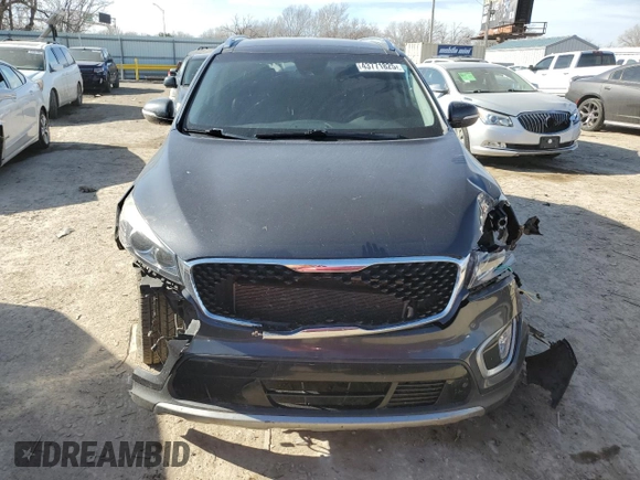 2018 Kia Sorento EX with VIN 5XYPH4A55JG396303, listed as a Copart auction lot 43771825 with 206,257 mi miles and Salvage Title. Bid and sale history available at DreamBid. Image 5.