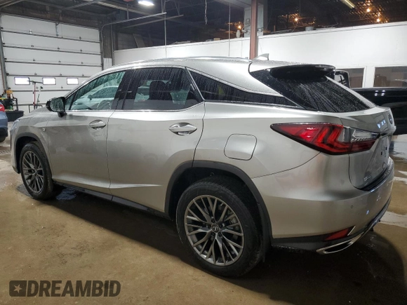2021 Lexus RX with VIN 2T2SZMDA6MC262928, listed as a Copart auction lot 46137535 with 49,212 mi miles and Salvage Title. Bid and sale history available at carsss.com. Image 2.