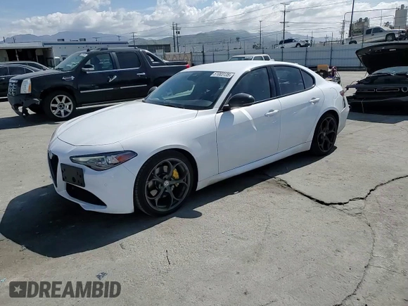 2020 Alfa Romeo Giulia with VIN ZARFAMAN6L7626100, listed as a Copart auction lot 51003135 with 41,991 mi miles and Salvage title. Bid and sale history available at DreamBid. Image 11.