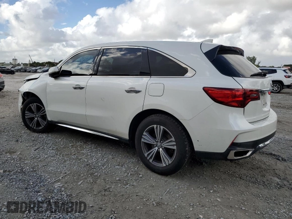 2019 Acura MDX with VIN 5J8YD3H35KL001297, listed as a Copart auction lot 85014314 with 82,290 mi miles and Non Repairable. Bid and sale history available at carsss.com. Image 2.