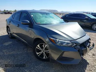 2020 Nissan Sentra SV z VIN 3N1AB8CVXLY242991, wystawiony jako IAAI lot #42045749 z przebiegiem 58 284 mil mil oraz . Historia ofert i sprzedaży dostępna na DreamBid. Obrazek 1.