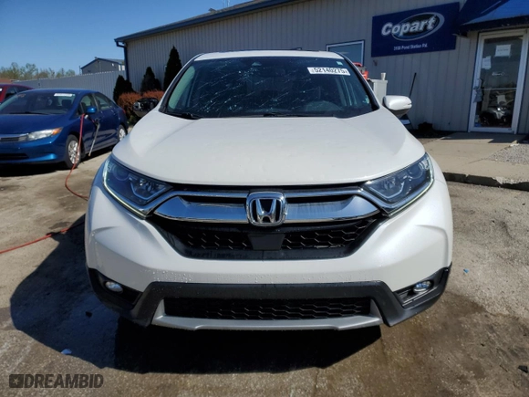 2019 Honda CR-V EX with VIN 2HKRW2H51KH643903, listed as a Copart auction lot 52140275 with 48,825 mi miles and Salvage Title. Bid and sale history available at carsss.com. Image 5.