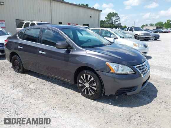 2014 Nissan Sentra S with VIN 3N1AB7AP4EY221667, listed as a IAAI auction lot 42095462 with 98,670 mi miles and . Bid and sale history available at DreamBid. Image 1.