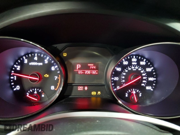 2016 Kia Sedona LX with VIN KNDMB5C17G6112900, listed as a Copart auction lot 66140554 with 208,132 mi miles and Salvage Title. Bid and sale history available at carsss.com. Image 9.