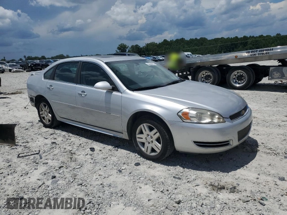 2014 Chevrolet Impala LT with VIN 2G1WB5E39E1130562, listed as a Copart auction lot 64448415 with 62,409 mi miles and Salvage title. Bid and sale history available at DreamBid. Image 4.
