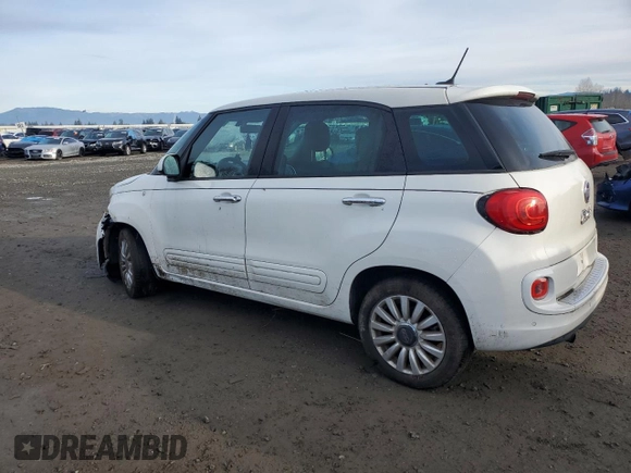 2014 FIAT 500L Easy with VIN ZFBCFABH9EZ028597, listed as a Copart auction lot 83675924 with 102,223 mi miles and Salvage Title. Bid and sale history available at carsss.com. Image 2.