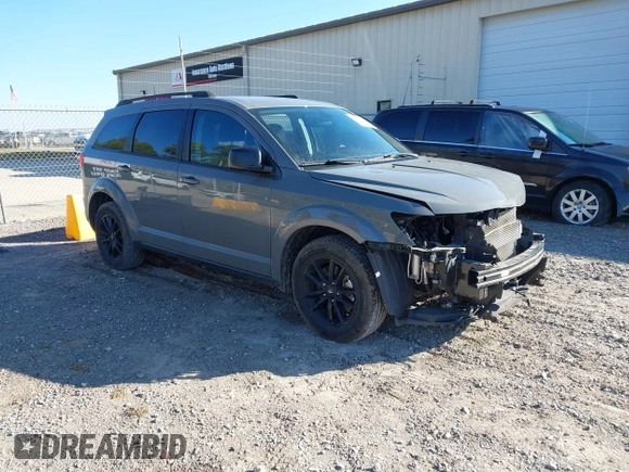 2020 Dodge Journey SE Value with VIN 3C4PDCAB3LT261182, listed as a IAAI auction lot 41644002 with 58,955 mi miles and . Bid and sale history available at carsss.com. Image 1.