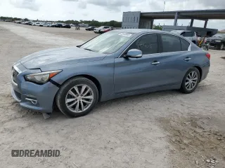2016 Infiniti Q50 Premium with VIN JN1EV7AR3GM345977, listed as a Copart auction lot 62643485 with 85,405 mi miles and Clean title. Bid and sale history available at DreamBid. Image 1.