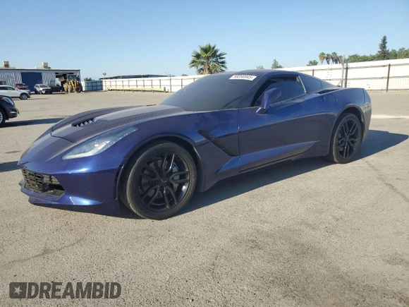 2015 Chevrolet Corvette 2LT with VIN 1G1YD2D7XF5104218, listed as a Copart auction lot 56056945 with 42,300 mi miles and Salvage title. Bid and sale history available at DreamBid. Image 1.