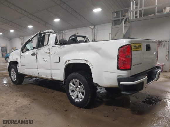 2022 Chevrolet Colorado 2WD LT with VIN 1GCHSCEAXN1235765, listed as a IAAI auction lot 41222329 with 45,763 mi miles. Bid and sale history available at carsss.com. Image 3.