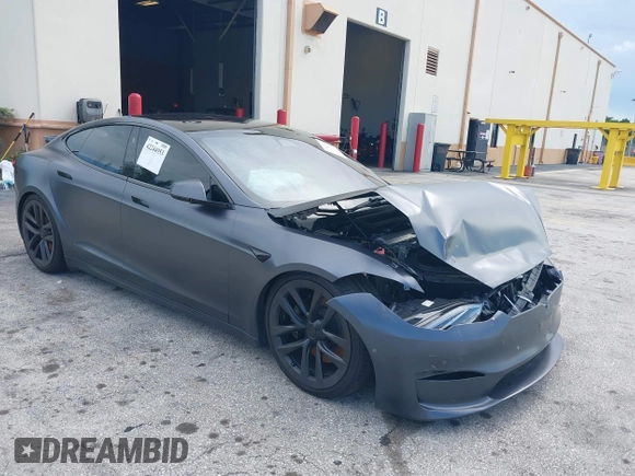 2023 Tesla Model S with VIN 5YJSA1E54PF501565, listed as a IAAI auction lot 42244953 with Not provided miles and . Bid and sale history available at DreamBid. Image 1.