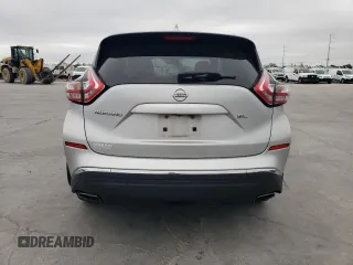 2016 Nissan Murano SV with VIN 5N1AZ2MG2GN142811, listed as a Copart auction lot 52642815 with 180,528 mi miles and Salvage Title. Bid and sale history available at carsss.com. Image 6.
