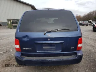 2005 Kia Sedona LX with VIN KNDUP131356628968, listed as a Copart auction lot 80255874 with 223,761 mi miles and Salvage Title. Bid and sale history available at carsss.com. Image 6.