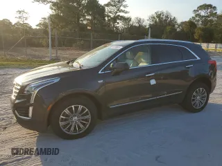 2017 Cadillac XT5 Luxury AWD with VIN 1GYKNDRSXHZ267282, listed as a Copart auction lot 44536615 with Not Provided miles and Salvage Title. Bid and sale history available at carsss.com. Image 1.