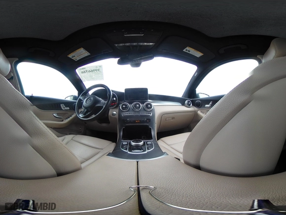 2018 Mercedes-Benz GLC with VIN WDC0G4KB4JV090897, listed as a IAAI auction lot 39966586 with 81,490 mi miles. Bid and sale history available at carsss.com. Image 18.