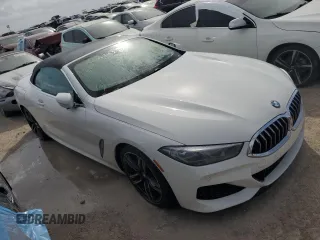 2019 BMW 8 Series M850i xDrive with VIN WBAFY4C53KBX29650, listed as a Copart auction lot 74467184 with Not provided miles and Salvage title. Bid and sale history available at DreamBid. Image 4.
