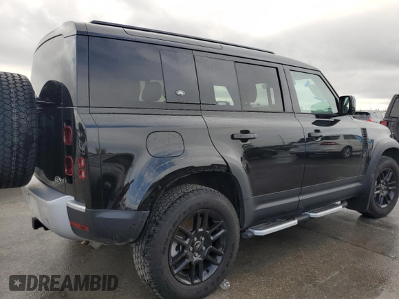 2023 Land Rover Defender SE with VIN SALEP7EU1P2186080, listed as a Copart auction lot 84107764 with 9,780 mi miles and Salvage title. Bid and sale history available at DreamBid. Image 3.