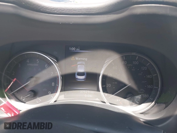 2019 Infiniti Q50 Sport with VIN JN1EV7AP8KM543137, listed as a IAAI auction lot 42602595 with 37,523 mi miles and . Bid and sale history available at DreamBid. Image 7.